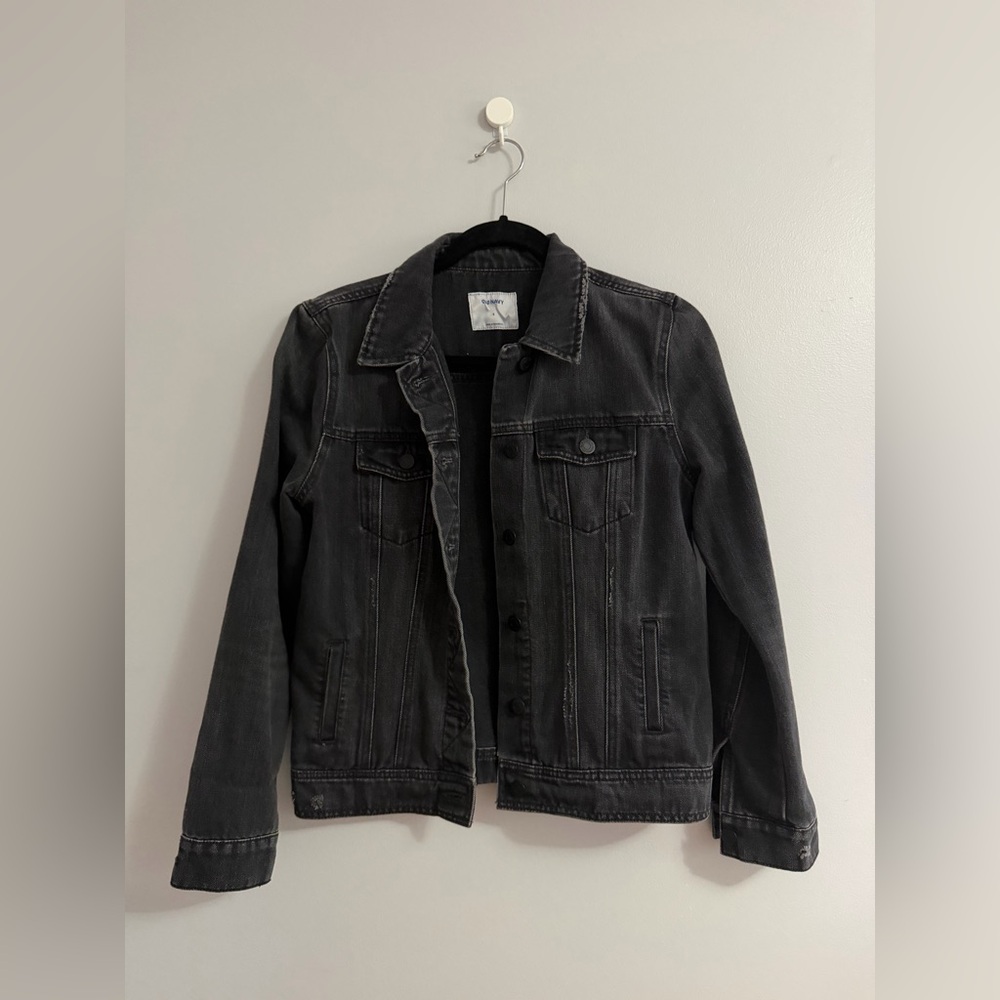 Old Navy Charcoal Denim Jacket